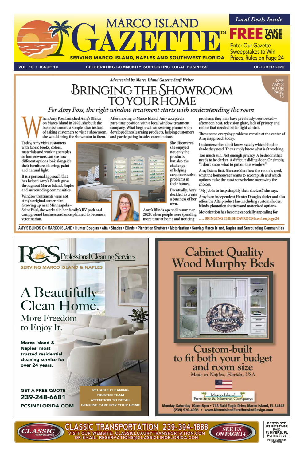 Marco Island Gazette October 2026 cover
