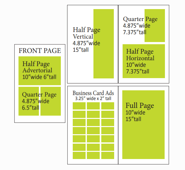 A series of four pages with the same size and type.